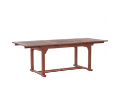 Tavolo da pranzo da giardino in legno di acacia 160/220 x 90 cm TOSCANA