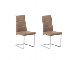 Set di 2 sedie da pranzo in colore beige ROCKFORD