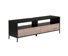 Mobile TV legno chiaro e nero SYDNEY