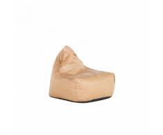 Poltrona sacco in poliestere marrone DROP