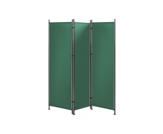 Paravento a 3 pannelli 160 x 170 cm verde NARNI