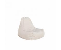Poltrona sacco in poliestere beige SIESTA