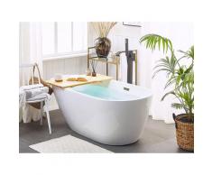 Vasca da bagno freestanding ovale bianca 170 cm CALALA