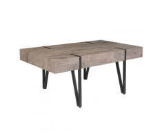 Tavolino colore legno scuro ADENA