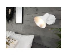 Set di 2 lampade da parete bianche e argento MERSEY I