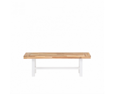 Panchina in legno bianco marrone SCANIA