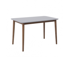 Tavolo da pranzo in legno grigio 118 x 77 cm MODESTO