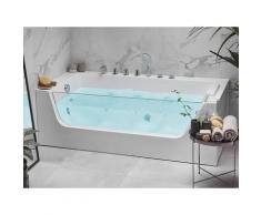 Vasca idromassaggio angolare 170 cm versione destra bianco PUQUIO