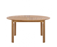 Tavolo da pranzo da giardino in legno di acacia chiaro ø 150 cm TOLVE