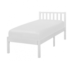 Letto a doghe in legno colore bianco 90 x 200 cm FLORAC