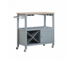 Carrello da cucina grigio VERNANTE