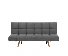 Divano letto in tessuto grigio scuro INGARO
