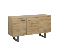 Credenza a 3 ante colore legno naturale TIMBER