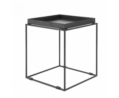 Tavolino moderno in metallo nero SAXON
