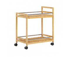 Carrello da cucina in legno chiaro BUSCA