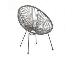 Sedia stil spaghetti grigio scuro ACAPULCO II