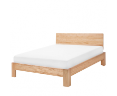 Letto in legno chiaro 140 x 200 cm ROYAN