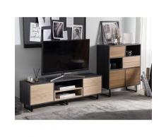 Credenza in legno scuro MAINE