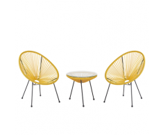 Set da balcone stile spaghetti giallo ACAPULCO II