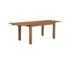 Tavolo da pranzo estendibile in legno marrone chiaro 150 x 85 cm MAXIMA
