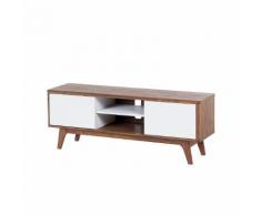 Mobile TV con antine e cassetti in MDF color noce ROCHESTER
