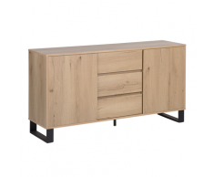 Credenza in color legno di quercia chiaro ELDA