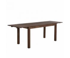 Tavolo da pranzo estendibile in legno marrone scuro 180 x 85 cm MAXIMA