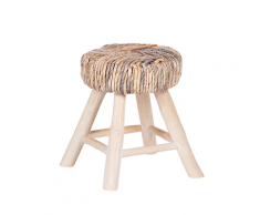 Comodino in legno chiaro ORITZ