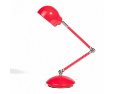 Lampada da tavolo e comodino in metallo rosso HELMAND