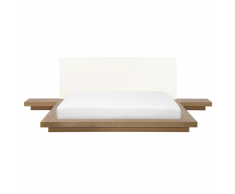 Letto ad acqua marrone chiaro 160x200cm ZEN