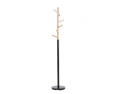 Appendiabiti marrone e nero da terra design AUBUM