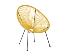 Sedia stil spaghetti giallo ACAPULCO II