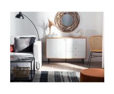 Credenza colore bianco/marrone chiaro PALMER