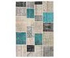 Annodato a mano. Provenienza: Turkey Tappeto Patchwork 140x202 Tappeto Moderno