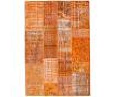 Annodato a mano. Provenienza: Turkey Tappeto Patchwork 141x204 Tappeto Moderno