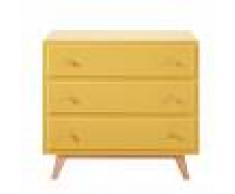 Maisons du Monde Comò compatibile fasciatoio a 3 cassetti giallo Sweet 2