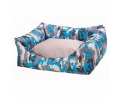 Cuccia Rodi Army Celeste Leopet: 45x60 cm