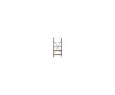 Maisons du Monde Scaffale stile industriale in abete e metallo grigio antracite Staten