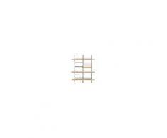 Maisons du Monde Scaffale da parete in metallo nero Workshop