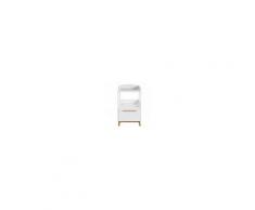 Maisons du Monde Fasciatoio a 1 scaffale e un cassetto bianco Sweet
