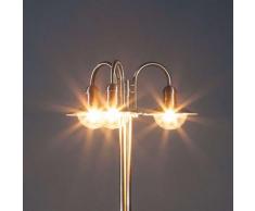 Candelabro Damion in acciaio inox, 3 fiamme
