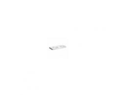 Geberit Doppio Lavabo Geberit Smyle Square 2 Fori di Rubinetto con Troppopieno 1200x165x480mm Bianco