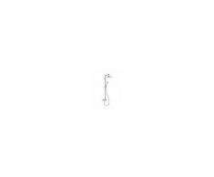 Hansgrohe Colonna Doccia Hansgrohe Cromo Select E 180 2 Getti miscelatore meccanico