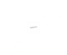 Geberit Doppio Lavabo Geberit iCon 2 Fori di Rubinetto con Troppopieno 1200x160x485mm Bianco