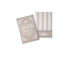Set di 2 strofinacci Baptistine Beige naturale
