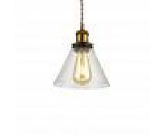 HudsonReed Biard Lampada a Sospensione in Stile Vintage con Vetro Trasparente Disponibile in 5 Colori