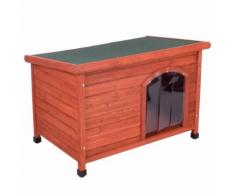 Cuccia per cani Woody con tetto piano - L 104 x P 66 x H 70 cm