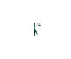NextradeItalia 10pz Saetta Di Sostegno Paletto A T Per Recinzioni Da Giardino Recinzione In Ferro Plastificato A L Mm 25x25x3 H 150 Cm Verde