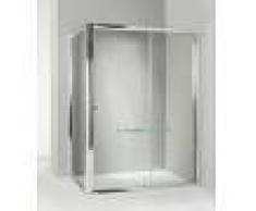Box Doccia Angolare Anta Fissa Porta Scorrevole 100x120 Cm Trasparente