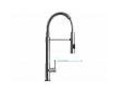 Miscelatore Lavello Monocomando Con Bocca A Molla Orientabile Doccia 2 Getti Piralla Essenza 0es00582a16